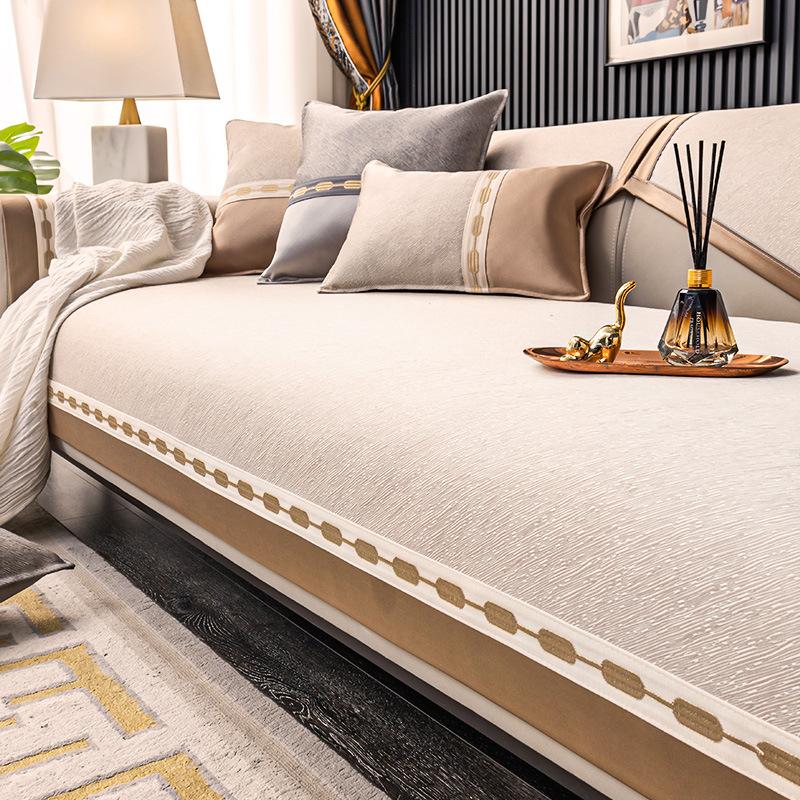 

Новый легкий роскошный современный элитный четырехсезонный универсальный чехол для полотенец на спинку, тканевая подушка, чехол для дивана, пылезащитный 70*70cm