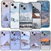 Snow Mountain Scenery Family Case For Samsung Galaxy S26 S25 S24 S23 S22 S20 Ultra S21 FE 5G S10 Plus TPU Shockproof Cover