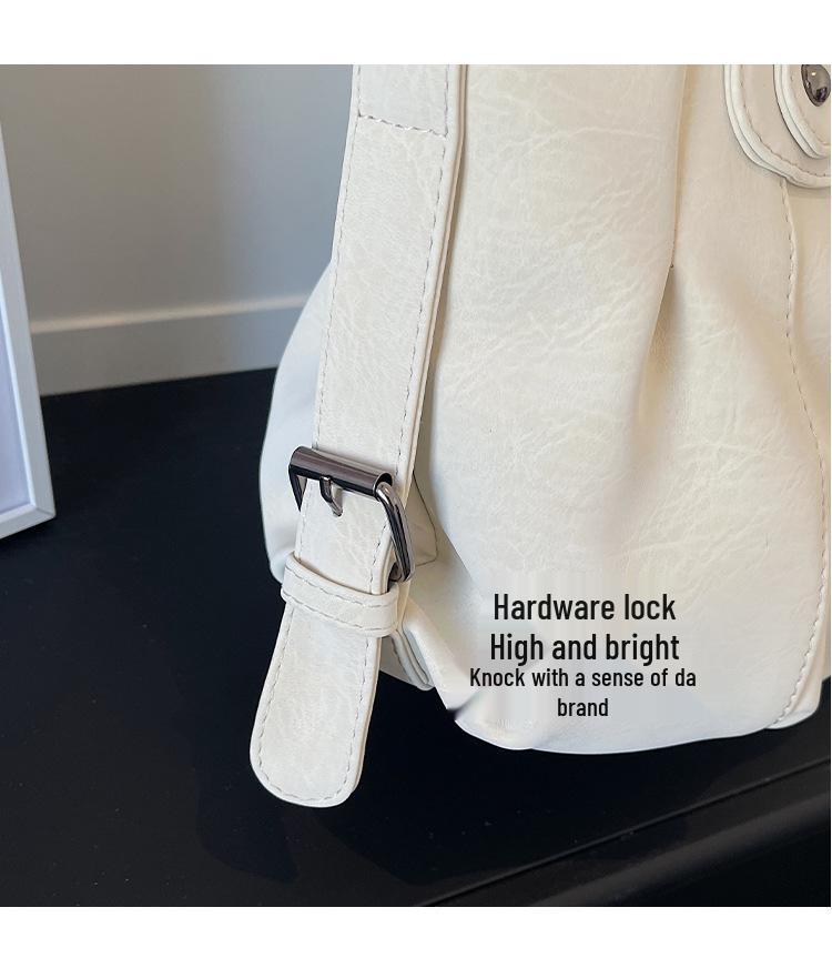 Stylish Large-Capacity Women's Tote: Versatile Solid Color Crossbody & Shoulder Bag