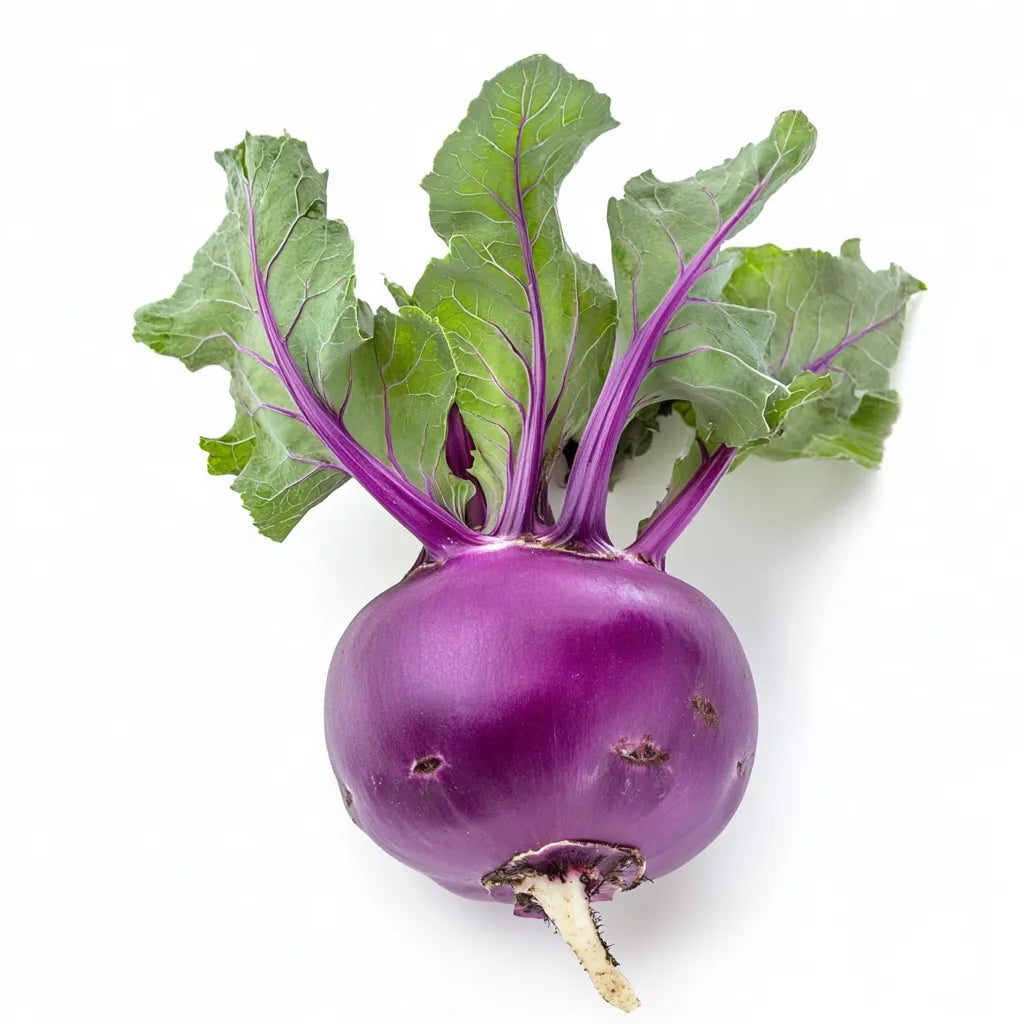 

300 Graines de Chou Rave Delicatess Violet - SemiSauvage Permaculture
