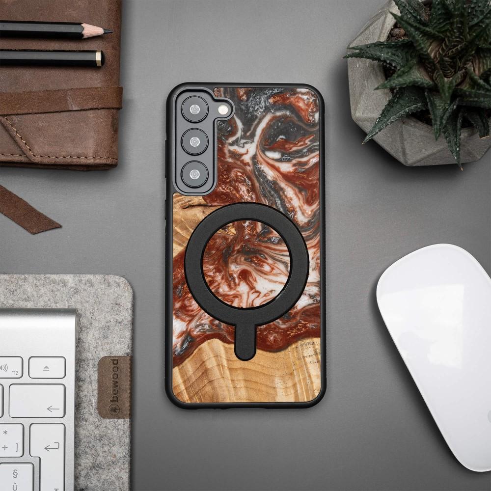 Bewood Unique Case for Samsung Galaxy S23 Plus - Planets - Venus with MagSafe