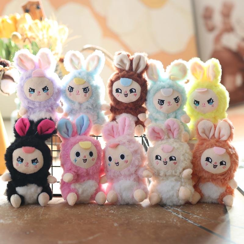 Cute Cute Baby Three-year-old Pendant Plush Toy Doll Rabbit Bag Hanging Decoration Keychain Doll Doll