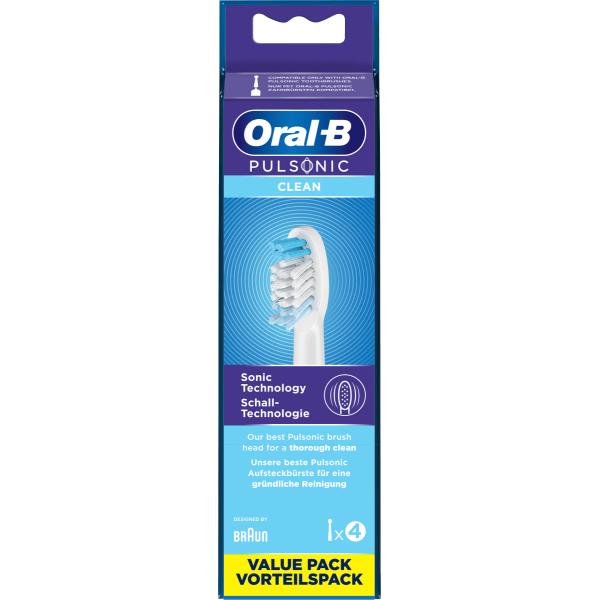 Oral-B replacement toothbrush head Pulsonic Clean 4pcs