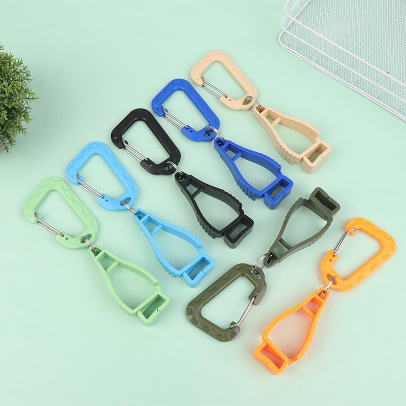 Outdoor Multifunktionale Schnalle Sicherheitsarbeitshandschuhe Halter Anti-Drop Handschuhclip Rucksack Schnalle Sicherheits Tragegegenstand Clip 7 Farben