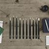 10/11 Piece Stainless Steel Industrial Tweezers Set for Precisions Tasks with Nonslip Handle and Canvas Storage Bag