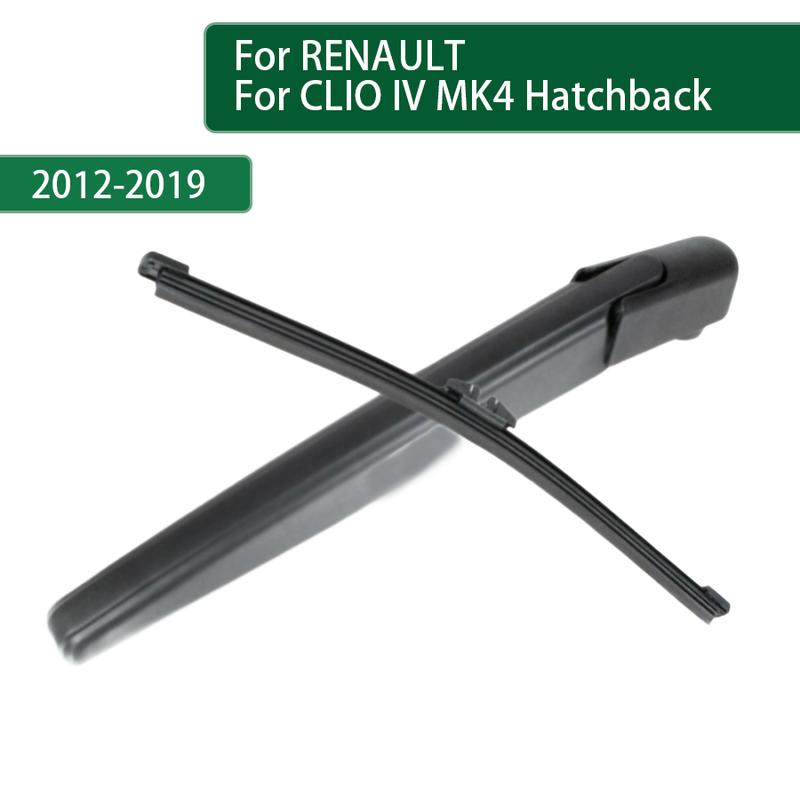 12 Inch For RENAULT CLIO IV MK4 Hatchback 2012-2015- Rear Wiper Blade Arm Set Rear Window Windshield