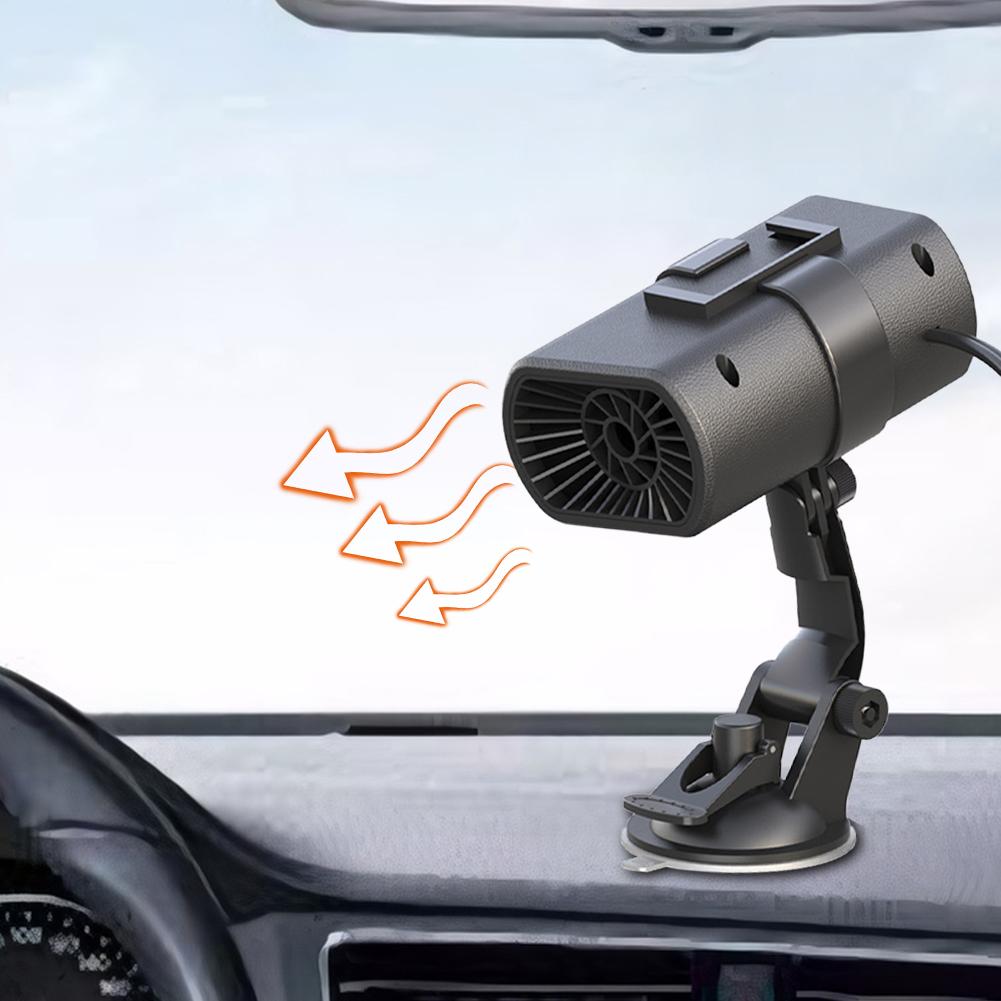 12V 200W Electric Car Heater Electric Cooling Heating Fan Portable Demister Defroster Dryer Windshield Defogging Accessroies