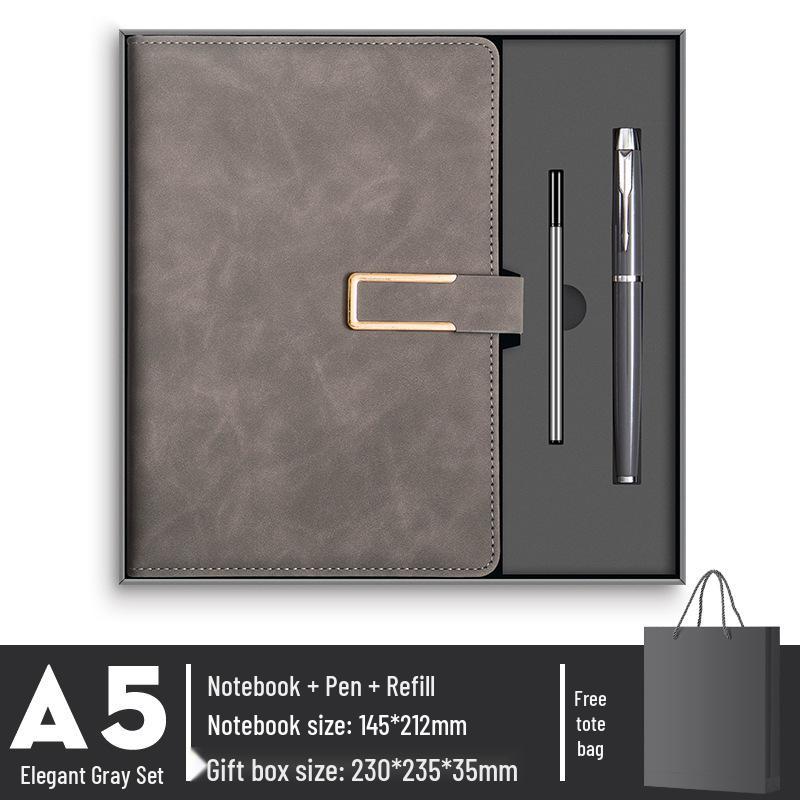 High-Grade Business Notebook Gift Set with Custom Logo Printing