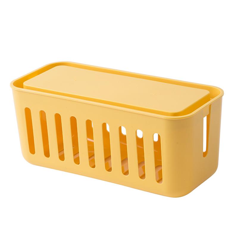 

Коробка для хранения удлинителя Полая теплоотвод Простая 6 отверстий для зарядки Контейнер для шнура и кабеля для