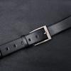 4.0 Alloy Buckle Business Style Pin Buckle Belt Thickened PU Pin Buckle Belt