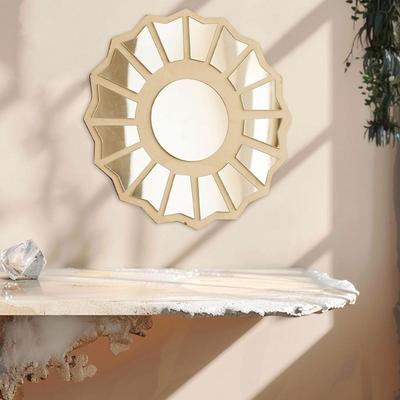 Nástěnné zrcadlo Akcent Dekorativní Boho Styl Umělecké Řemeslné Dekorace na Balkon Ložnice