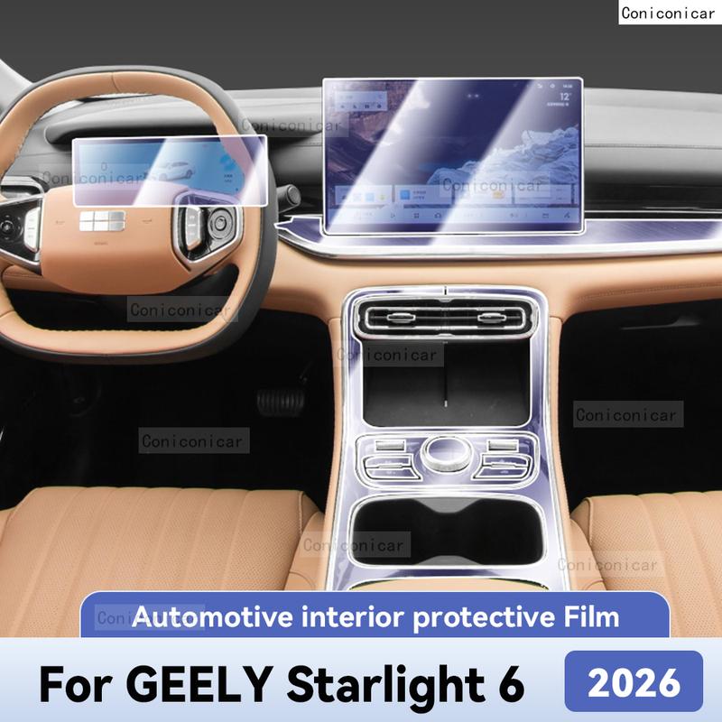 For GEELY Starlight 6 2026 Car Interior Protection Anti-Scratch Film trument Center Control Navigation Screen Accessories