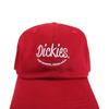 Dickies Cap for Men and Low Smile Present Women, Hat, Cap, EMB, Popular, Trendy, Cute, Gift, (Red)