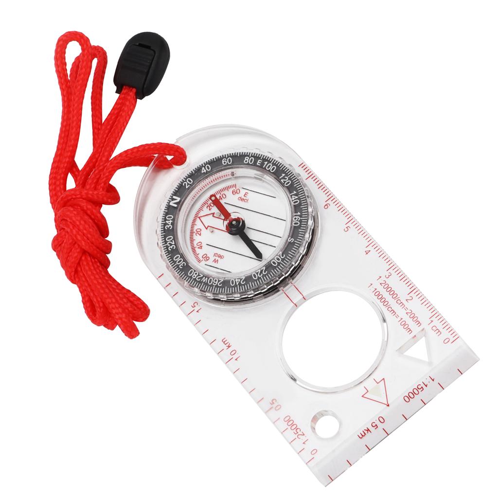 Orienteering Compass Portable Lightweight Durable Waterproof Hiking Compass for Various Outdoor Activities