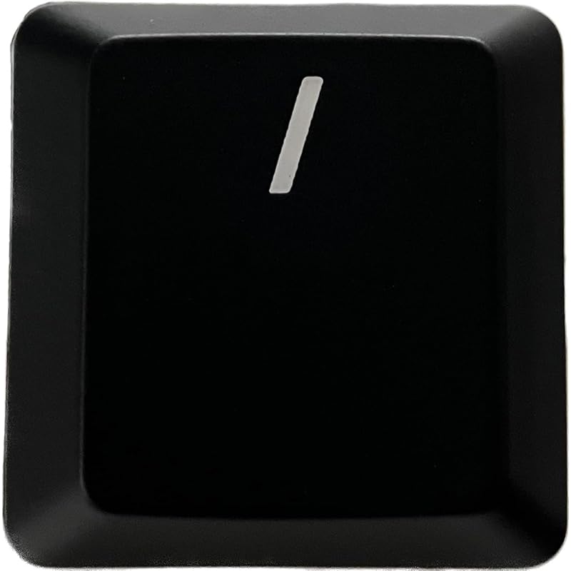 

logitech G913/G913TKL/G915 replacement keycaps [Sold as 1 piece] (Light-emitting compatible) [BERGBUCH] (/(numeric keypad), Black)