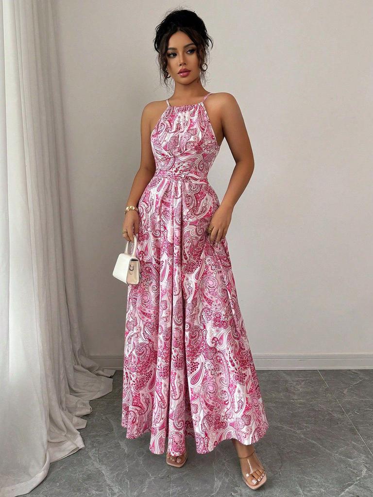 Ethnic Style Women's Beach Holiday Long Dress