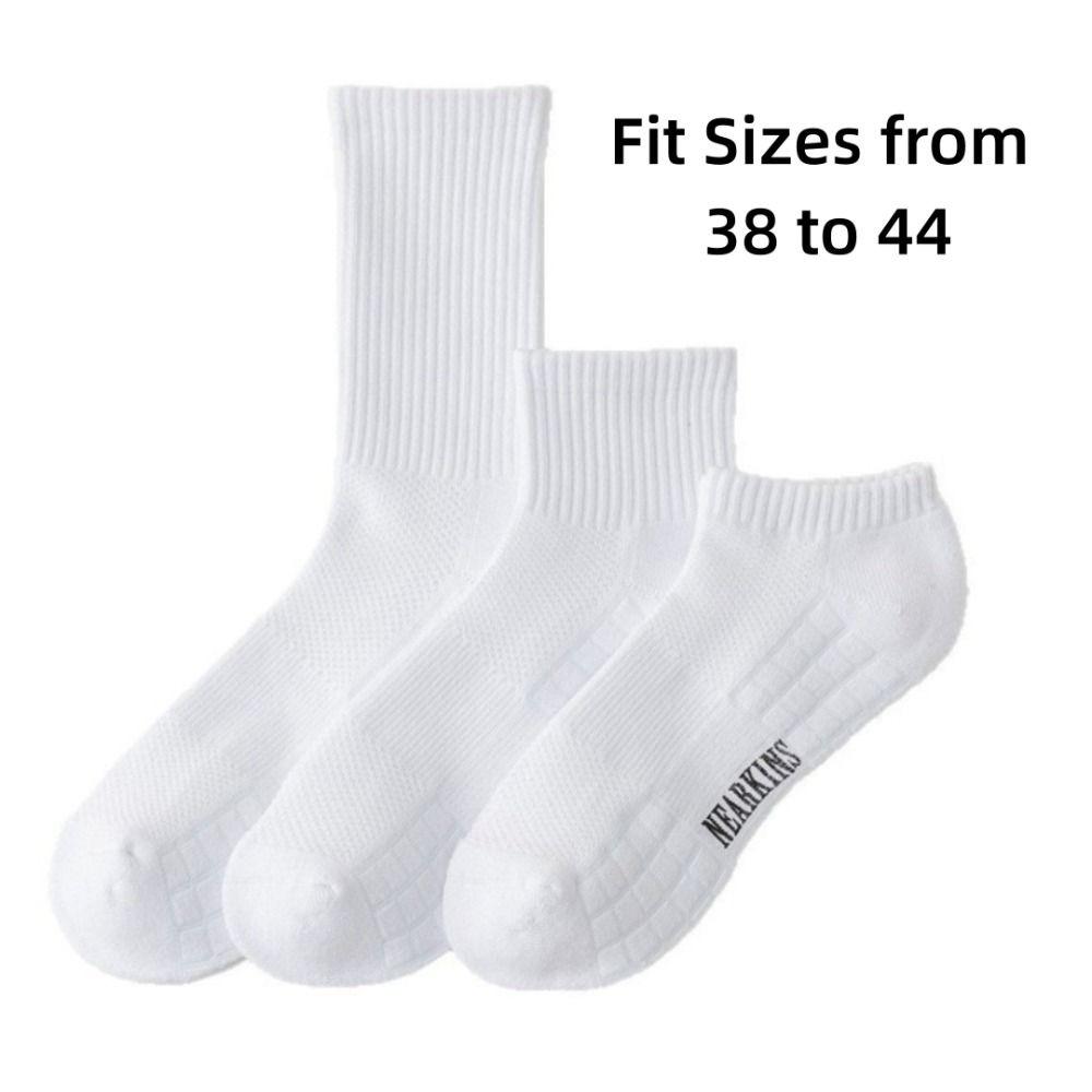 3 Pairs Breathable Sport Socks Soft Cotton Long Tube Socks New Runnig Socks  for Men Women
