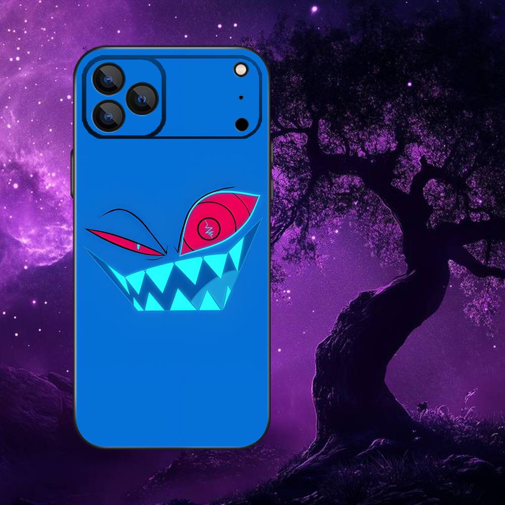 VOX Trust Us H-HazbinS Phone Case For iPhone 17,16,15,14,13,12,11,Pro,Max,Plus,E,SE4,Air,Mini Black Soft Funda