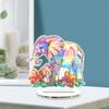 2D Animal Figurine Statue Gift Table Ornament Tabletop Sign Acrylic Desktop Plaque for Decorative Indoor Office