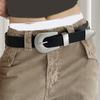Punk PU Belt Western Theme Wide Belt For Women Men With Pin Buckles And Metal Studs for Casual Wear and Formal Event