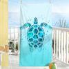Line Ocean Art Style Turtle Towel Soft Pool Gift For Travel Gym Shower Camping Quick Dry Sports Large Beach Towels