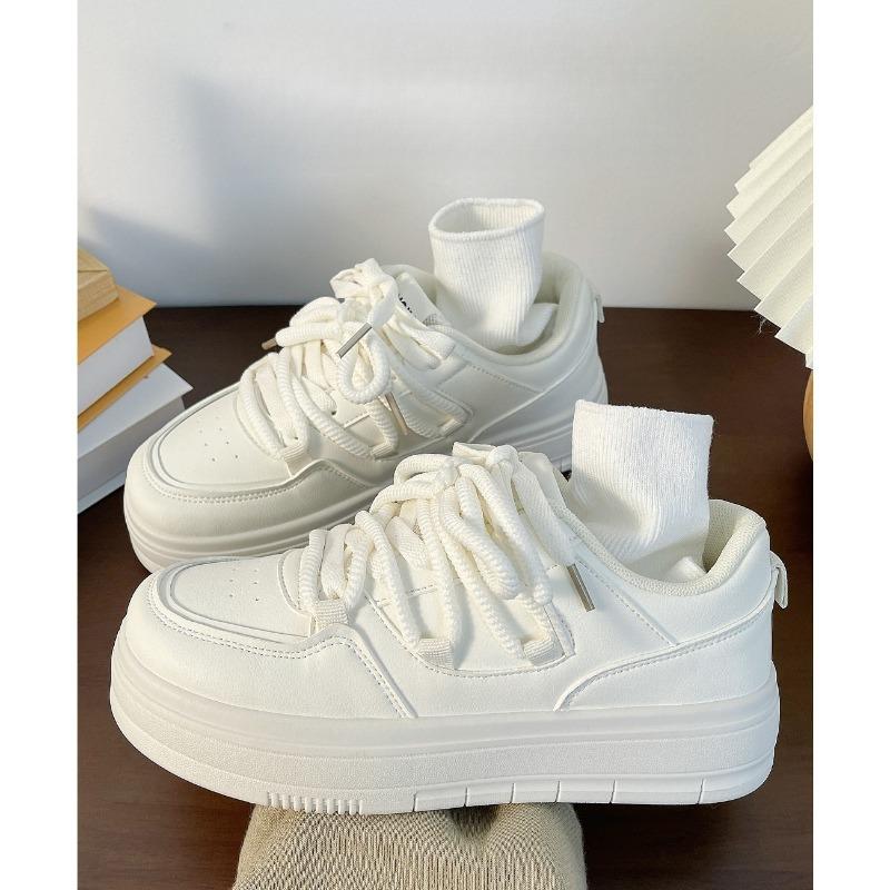Niche damesschoenen platform witte schoenen dames herfst 2 nieuwe student veelzijdige sportschoenen board schoenen