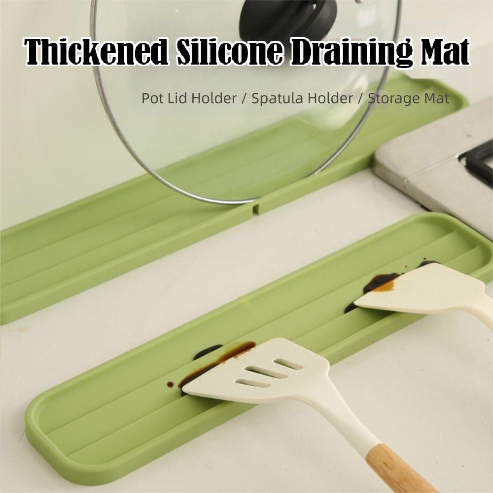 Multifunctional Countertop Pot Lid Storage Mat  for Kitchen Gadgets