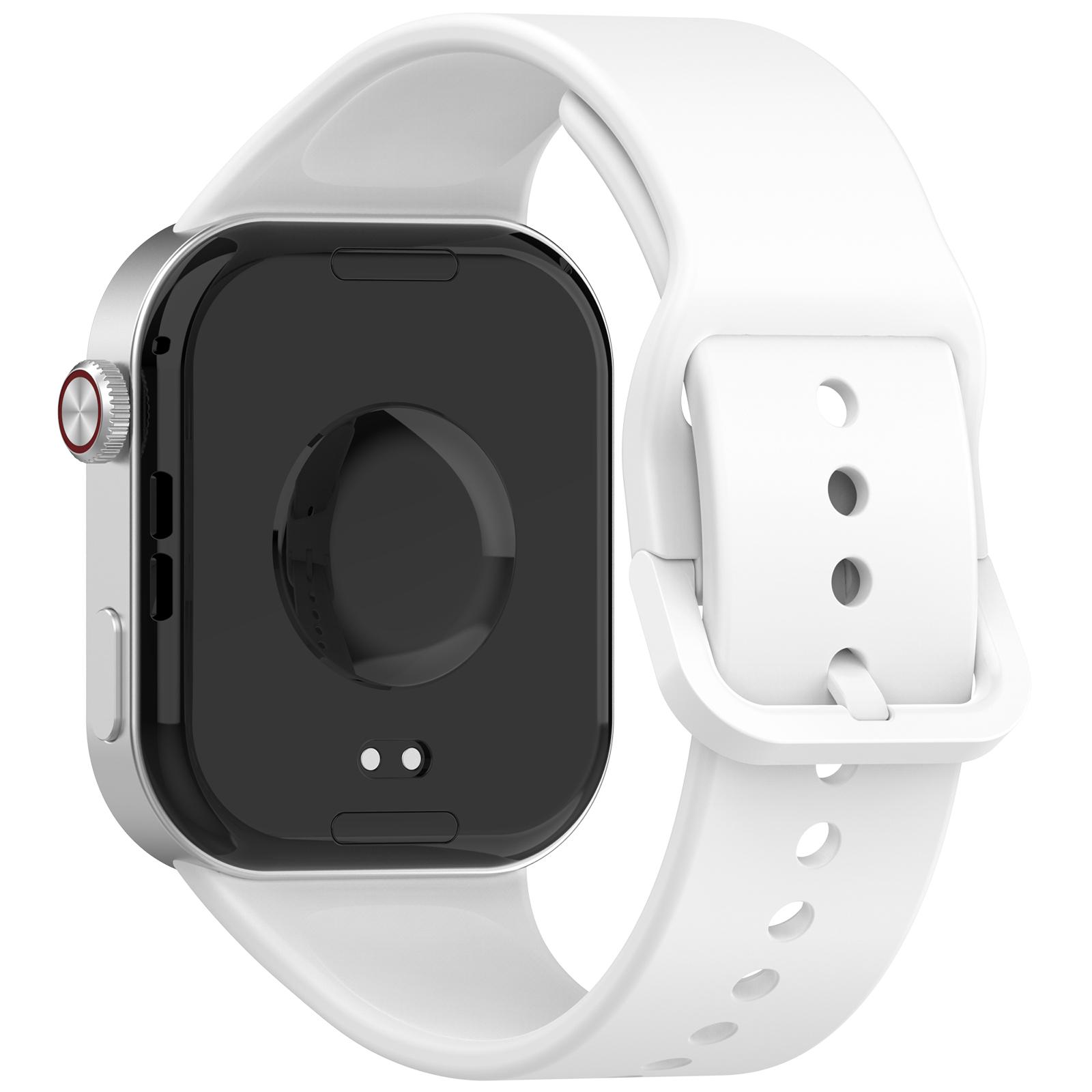 For Xiaomi Redmi Watch 6 Silicone Watch Band Replacement Strap Pin Buckle Wristband