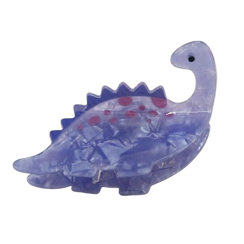 Çizgi Film Dinozor Saç Tokası Eşsiz Saç Tokası Komik Akrilik Saç Parçaları Moda Tutkunu için Dost Saç Dekorasyonu