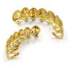 Anti Slip Teeth Grillz Caps Glossy Finish Teeth Jewelry Classic Teeth Grillz Top Bottom Set  Events