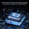 F2 Tws Бездротова Bluetooth-сумісна гарнітура з шумозаглушенням, нічним ліхтариком для бігу, світлодіодна спортивна