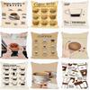 Coffee Guide Pillow Anime Pillow Sofa Bed Head Pillow Cover Cushion Cover Fashion
