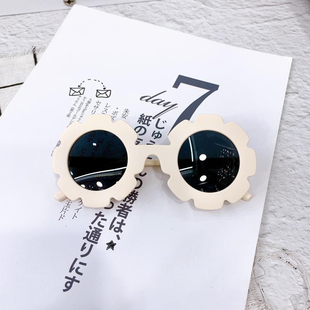 Children'S Cartoon Sunglasses Frame Matte Cute Boys And Girls Baby Flower Glasses Uv400 Sunglasses