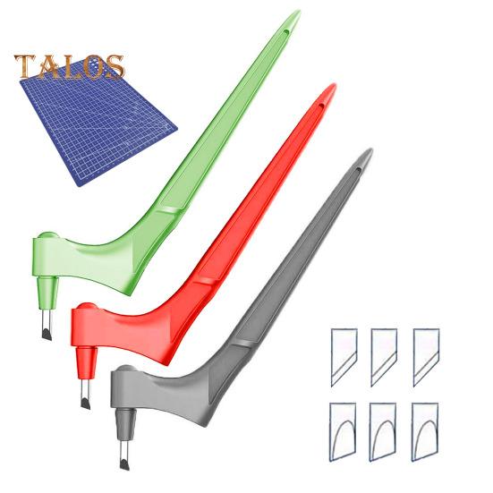 

Инструмент для резки поделок с вращающимся на 360 градусов лезвием, резак для бумаги с гравировальными головками 15/45 градусов, трафарет для скрапбукинга, резак для поделок своими руками D