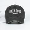 MLFO God is Good Washed Baseball Cap SpringSummer Baseball Cap Unisex Fishing Hat Sun Hat Holiday Gift