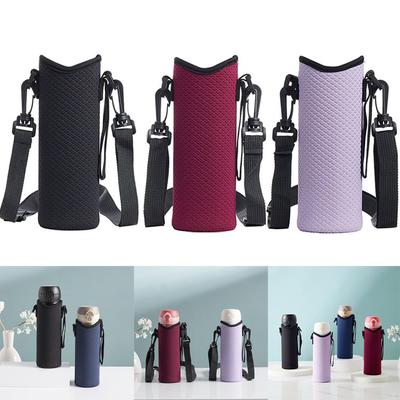 Useful Insulat Bag With Strap Pouch Cup Sleeve Water Bottle Cover Water Bottle Case Vacuum Cup Sleeve