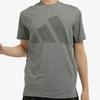 Adidas Three-Bar Logo Print Short Sleeve T-Shirt Men Tops Black GR7070