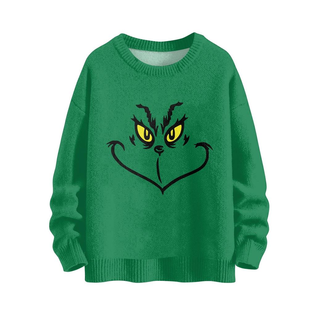 Christmas Sweatshirts For Women Knit Sweater Cute Shirt Fall Crewneck Pullover Tops