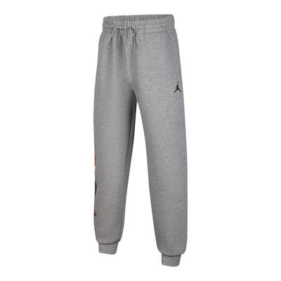 Calça Esportiva de Tricô Infantil Confortável Elástica Logo da Marca Calças Infantis IO6219-091