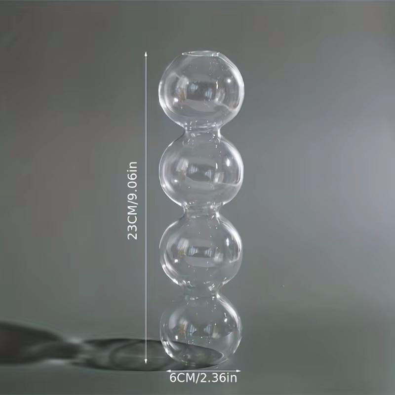 Exquisite Bubble Glass Vase Hydroponic Flowers Pot Elegance Chic Artistic Decoration for Home Decor Nordic Inspired Centerpiece