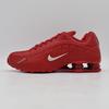 IQ0608-687 Nike Shox R4 Gym Red Metallic Silver (Men's)