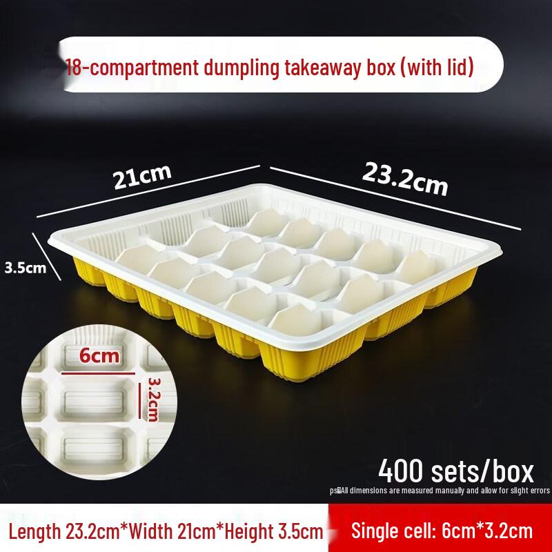 Yangge Einweg-Knödel-Takeout-Behälter mit Deckeln