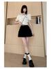 Women's Lace Ballet Midi Skirt - Summer 2025 High Waist Slimming Princess Style Skirt