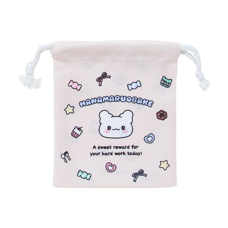 Sanrio HANAMARUOBAKE Set of 3 Drawstring Bags (Pastel Sweets Pop) Japan NEW