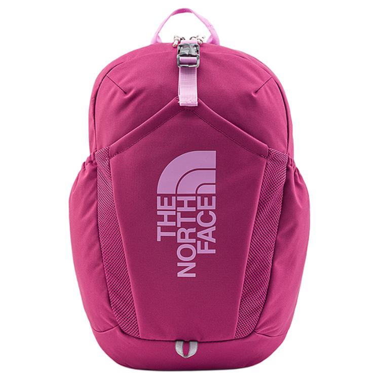 The North Face 19.5L Logo Solid Color Backpack Kids backpack Pink NF0A52VX-BC9 Pink