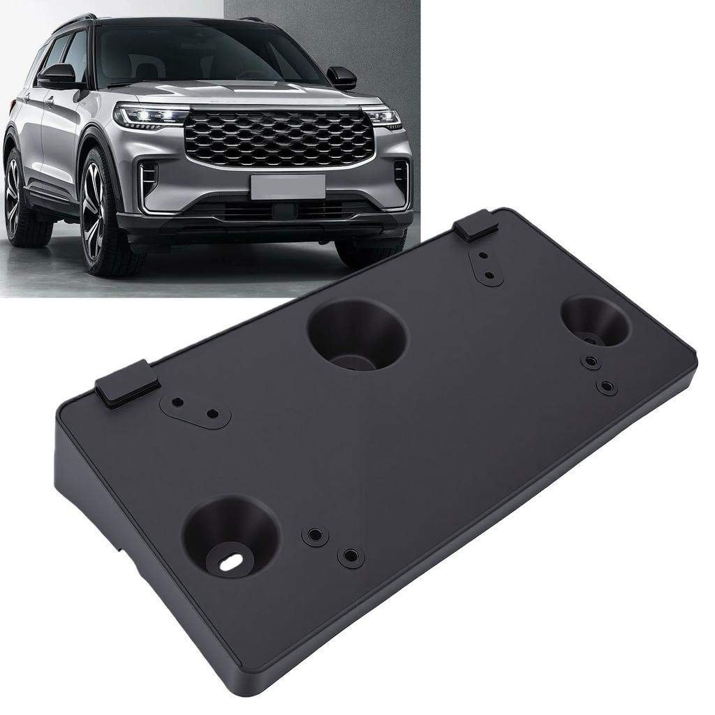 Front Bumper License Plate Frame with Screws LB5 17 85AA Plastic Replacement for     2020-2024 US Version