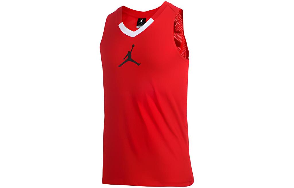 Jordan Rise 4 Basketball Jerseys Men's Red Moderate Racerback 683998-657
