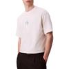 Minimalist Comfortable Versatile Letter Logo Loose Short Sleeve T-Shirt Men Tops 4RC249G-YAS