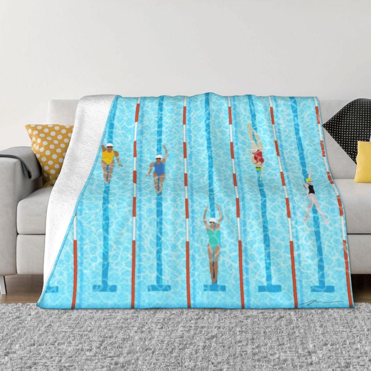 SWIMMERS Personalized Home Decor An Ultra-Soft Micro Fleece Blanket 50x60in