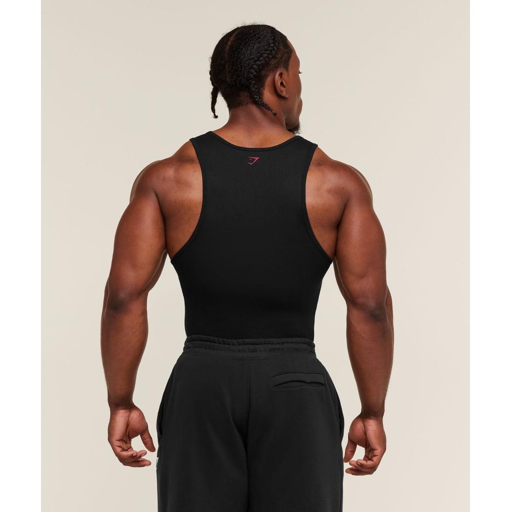Gymshark Gslc Ribbed Tank Black A3c4c Bb2j